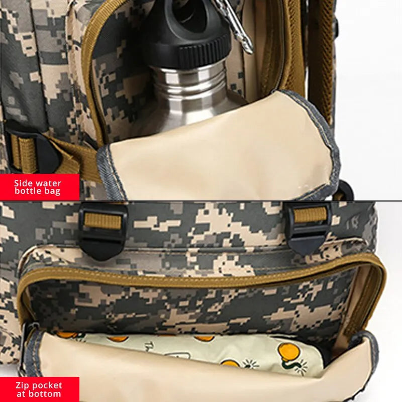 Mochila Estilo Militar para Viagens e Camping - Pra Quem Deseja Espaço - FULL!!