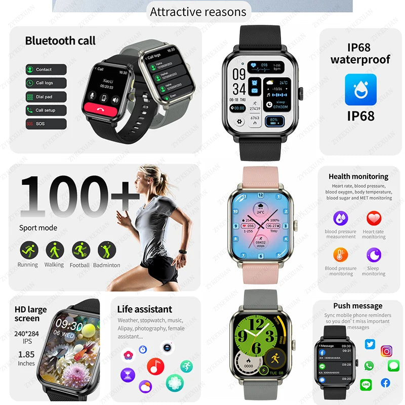 Relógio Inteligente/Smart Watch Amoled Unissex